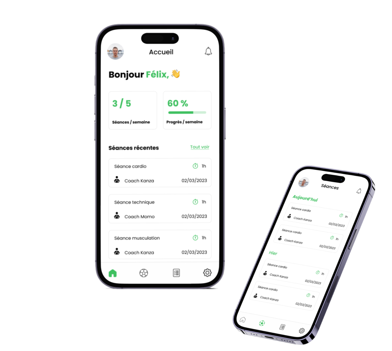 DoubleKontact App Mockup